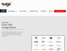 Tablet Screenshot of edge-technologies.com